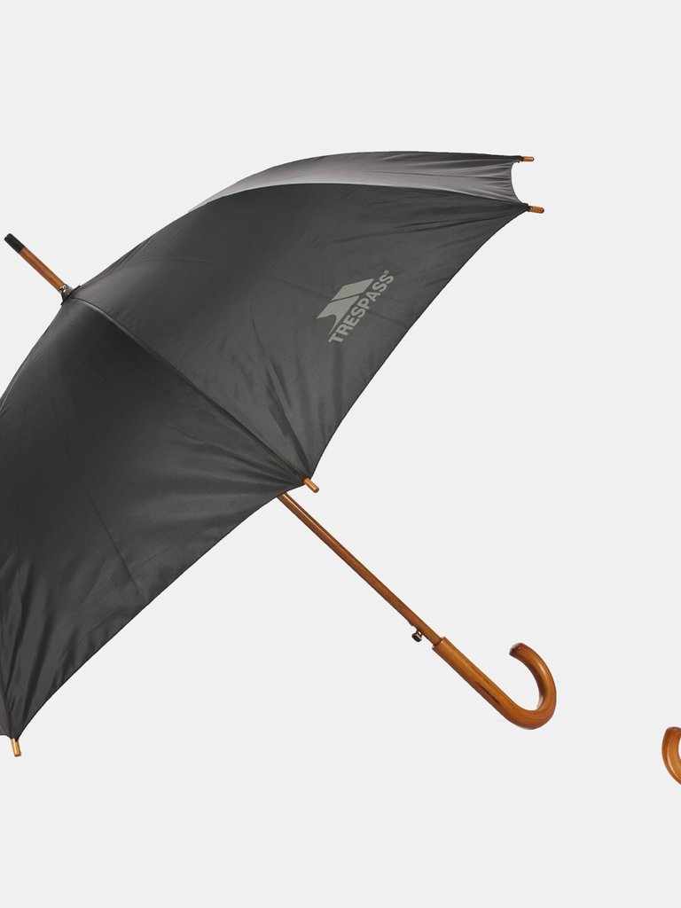 Trespass Adults Baum Umbrella (Black) (One Size)