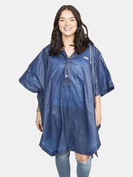 Trespass Adults Unisex Canopy Packaway Poncho (Navy Blue)