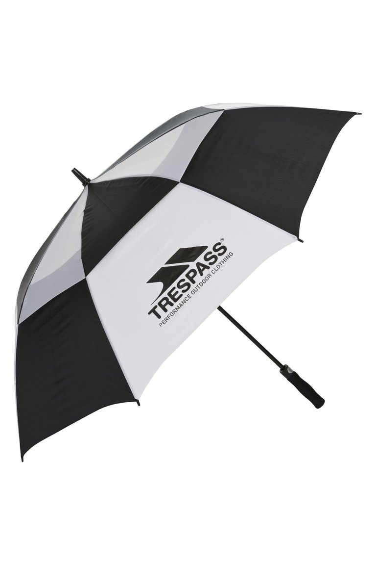 Trespass Catterick Automatic Umbrella (Black/White) (One Size) - Black/White