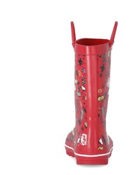 Trespass Childrens/Kids Apolloton Wellington Boots (Red)