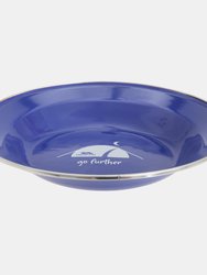 Trespass Davo Enamel Camping Plate (Blue) (One Size)
