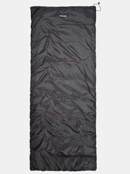 Trespass Envelop 3 Season Sleeping Bag (Black) (One Size) (One Size) - Black