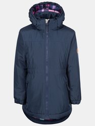 Trespass Girls Bertha Waterproof Jacket (Navy) - Navy