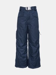 Trespass Kids Unisex Marvelous Ski Pants With Detachable Braces - Navy