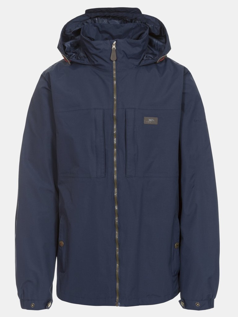 Trespass Mens Cartwright Waterproof Jacket (Navy) - Navy