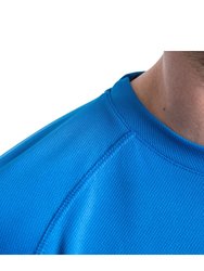 Trespass Mens Debase Short Sleeve Active T-Shirt (Bright Blue)