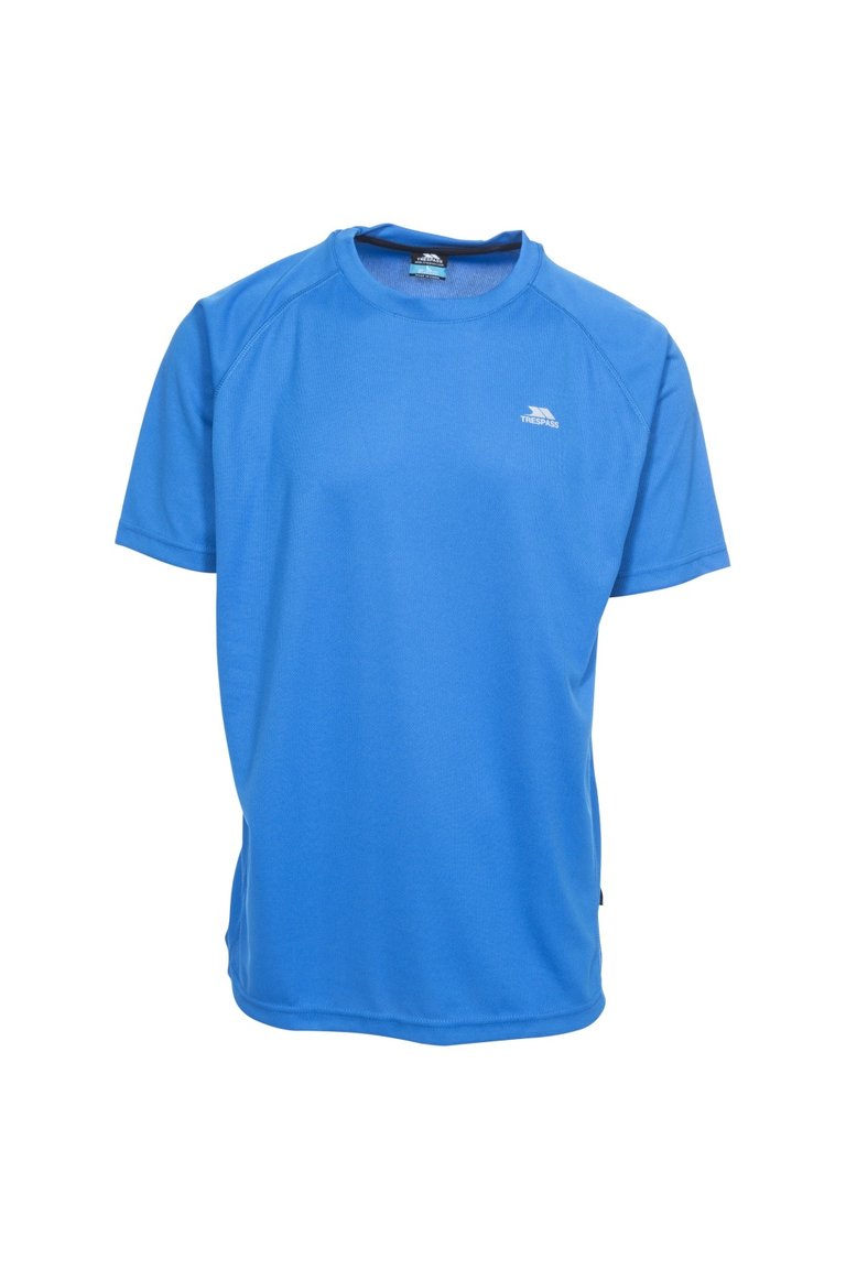 Trespass Mens Debase Short Sleeve Active T-Shirt (Bright Blue) - Bright Blue