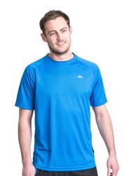 Trespass Mens Debase Short Sleeve Active T-Shirt (Bright Blue)