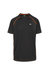 Trespass Mens Ethen Short Sleeve Active T-Shirt (Black/Shocking Orange) - Black/Shocking Orange