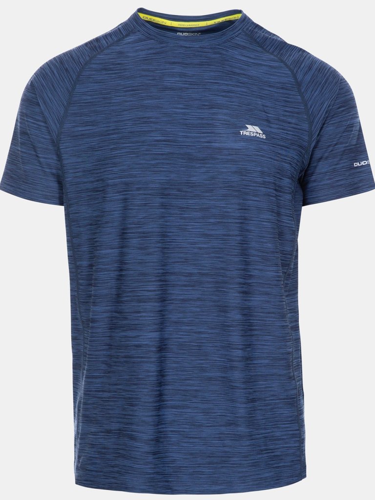 Trespass Mens Gaffney Active T-Shirt - Navy Marl