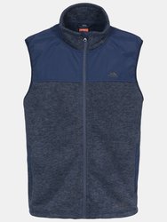 Trespass Mens Leafminer Fleece Gilet - Navy Melange