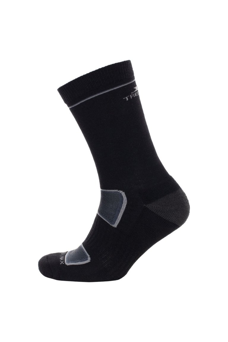 Trespass Mens Rizzle Eco Socks (Black)