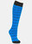 Trespass Mens Toppy Ski Tube Socks (2 Pairs) (Black/Ultramarine)