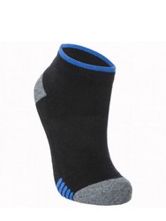 Trespass Mens Tracked Insect Repellent Socks (2 Pairs) (Black/Dark Gray Marl) - Black/Dark Gray Marl