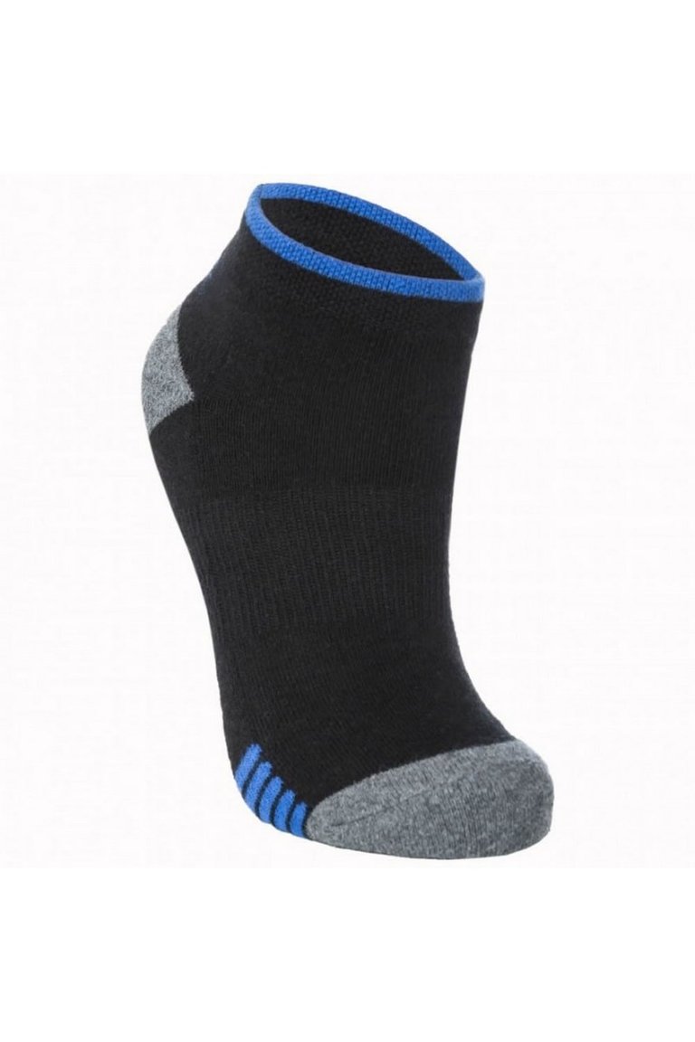 Trespass Mens Tracked Insect Repellent Socks (2 Pairs) (Black/Dark Gray Marl) - Black/Dark Gray Marl
