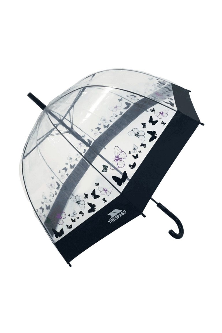 Trespass Papillon Clear Umbrella (Butterfly Print) (One Size) - Butterfly Print