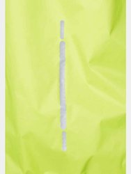 Trespass Retract Mens Hi-Vis Packaway Waterproof Jacket. (Hi Visibility Yellow)