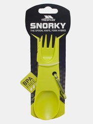 Trespass Snorky 3 In 1 Cutlery Utensil (Green) (One Size)