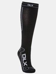 Trespass Trapped Ultralight Technical Ski Socks (1 Pair) (Black) - Black