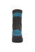 Trespass Unisex Adult Agenta Boot Socks (Black/Aqua Blue/Fig)