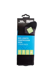 Trespass Unisex Adult Empireo Compression Socks (Black)