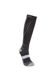 Trespass Unisex Contrair Multi-Sports Compression Socks (1 Pair) (Carbon) - Carbon