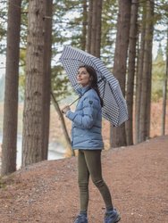 Trespass Womens Brolli Compact Umbrella (Black Check) (One Size)