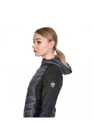 Trespass Womens/Ladies Boardwalk Padded Hooded Fleece Jacket (Black)