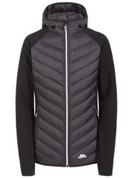 Trespass Womens/Ladies Boardwalk Padded Hooded Fleece Jacket (Black) - Black