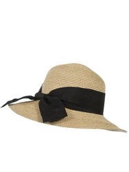 Trespass Womens/Ladies Brimming Straw Summer Hat (Natural) - Natural