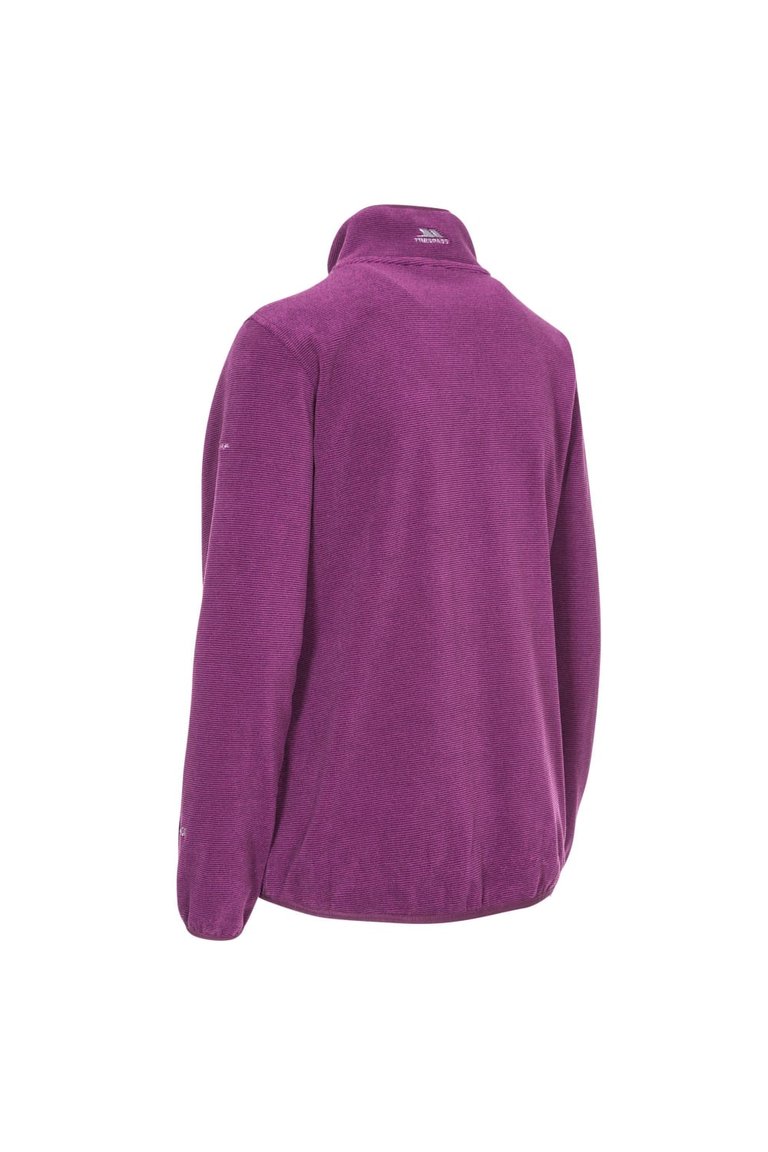 Trespass Womens/Ladies Ciaran Fleece Top (Purple Orchid Stripe)