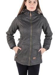 Trespass Womens/Ladies Everyday Waterproof Jacket (Khaki)