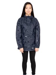 Trespass Womens/Ladies Farewell Waterproof Jacket (Navy Dot)