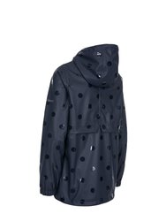 Trespass Womens/Ladies Farewell Waterproof Jacket (Navy Dot)