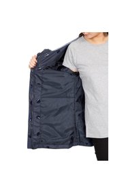 Trespass Womens/Ladies Farewell Waterproof Jacket (Navy Dot)