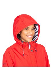 Trespass Womens/Ladies Flourish Waterproof Jacket (Hibiscus Red)