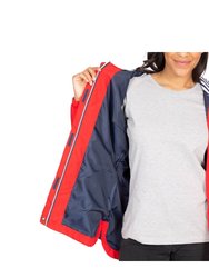 Trespass Womens/Ladies Flourish Waterproof Jacket (Hibiscus Red)