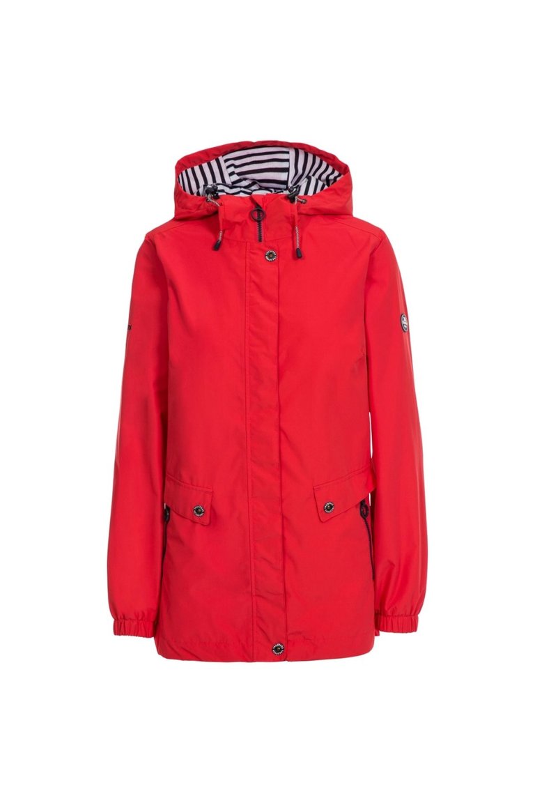 Trespass Womens/Ladies Flourish Waterproof Jacket (Red) - Red