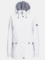 Trespass Womens/Ladies Flourish Waterproof Jacket (White) - White