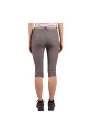 Trespass Womens/Ladies Grateful 3/4 Shorts (Storm Grey)