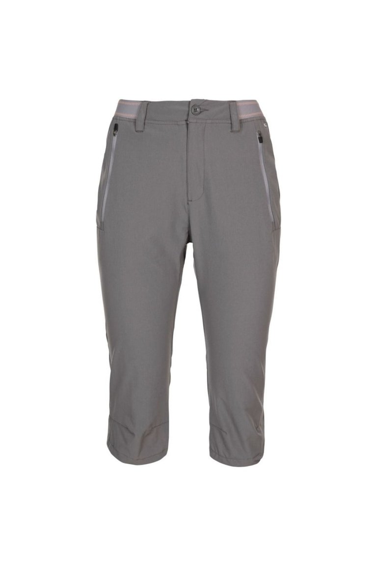 Trespass Womens/Ladies Grateful 3/4 Shorts (Storm Grey) - Storm Grey