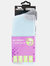 Trespass Womens/Ladies Janus II Ski Socks (Pack Of 2) (Mist/aqua)