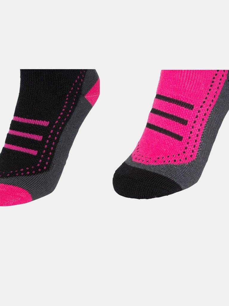 Trespass Womens/Ladies Janus II Ski Socks (Pack Of 2)