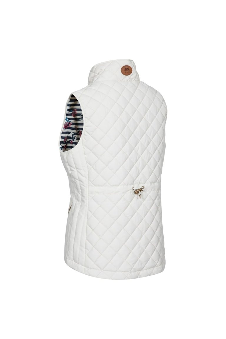Trespass Womens/Ladies Larisa Quilted Gilet (Ghost White)