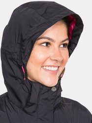 Trespass Womens/Ladies Malissa Lightly Padded Waterproof Jacket (Black)