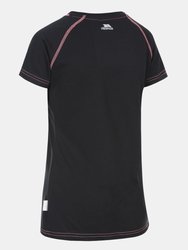 Trespass Womens/Ladies Mamo Short Sleeve Active T-Shirt (Black)