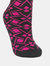 Trespass Womens/Ladies Marci Ski Socks (Pink Lady Geo Print)