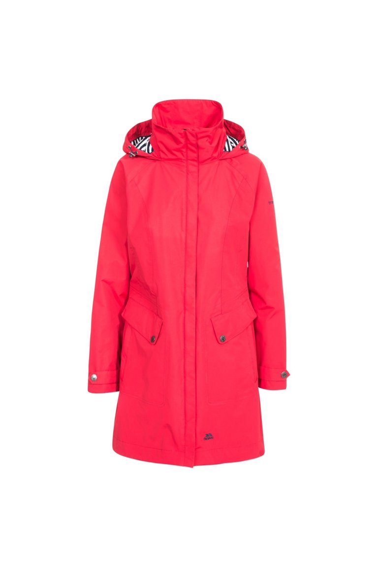 Trespass Womens/Ladies Rainy Day Waterproof Jacket (Red) - Red