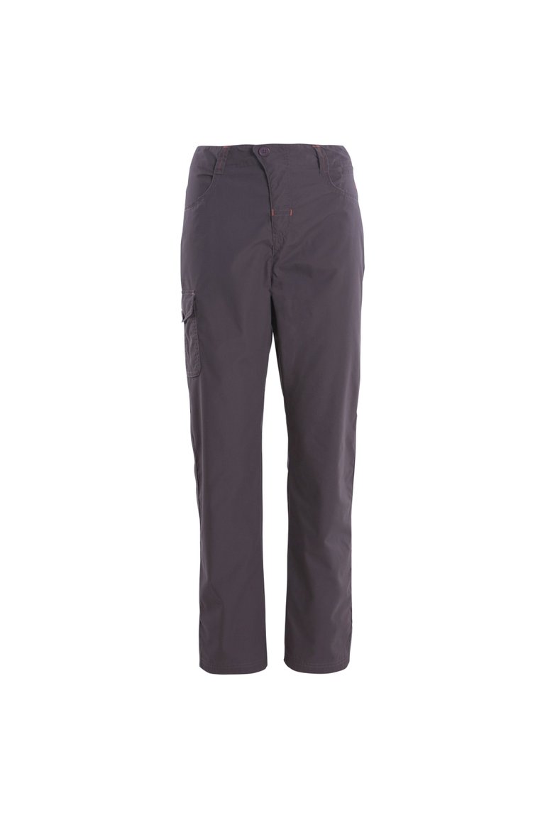 Trespass Womens/Ladies Rambler Water Repellent Outdoor Trousers - Dark Grey