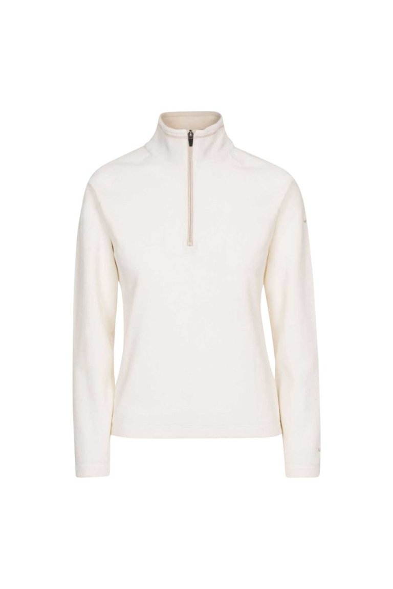 Trespass Womens/Ladies Skylar Fleece Top - Ghost white